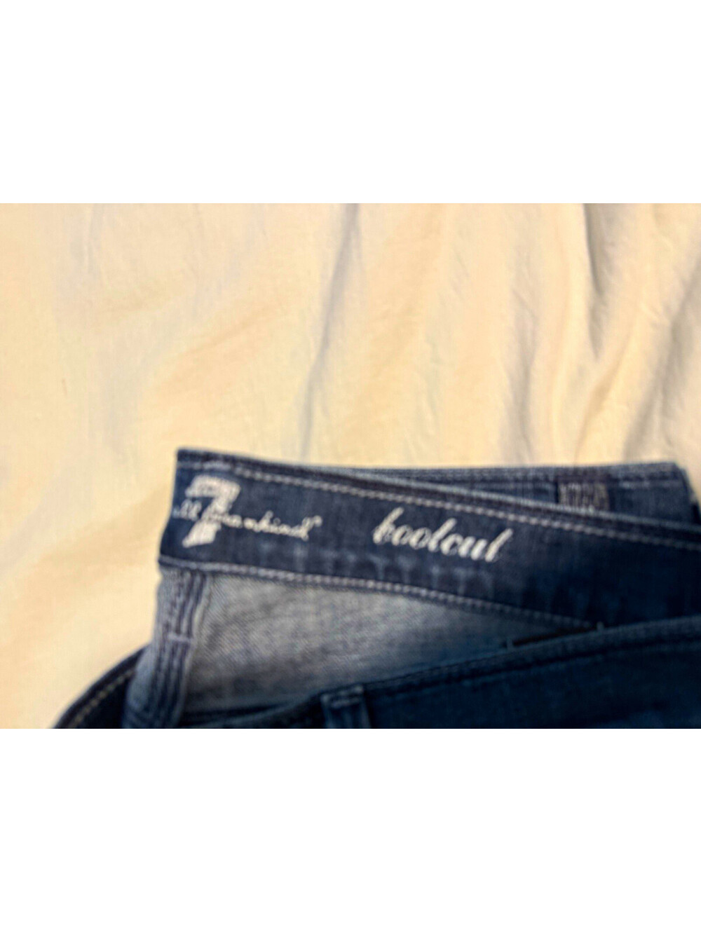 7 For All Mankind Women’s Bootcut Jeans Blue Medium Wash Mid Rise 5-Pocket